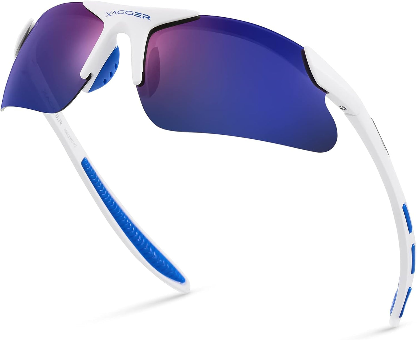 Xagger Kids Polarized Sports Sunglasses - Lightweight TR90 Frame for Boys & Girls | Baseball & Softball