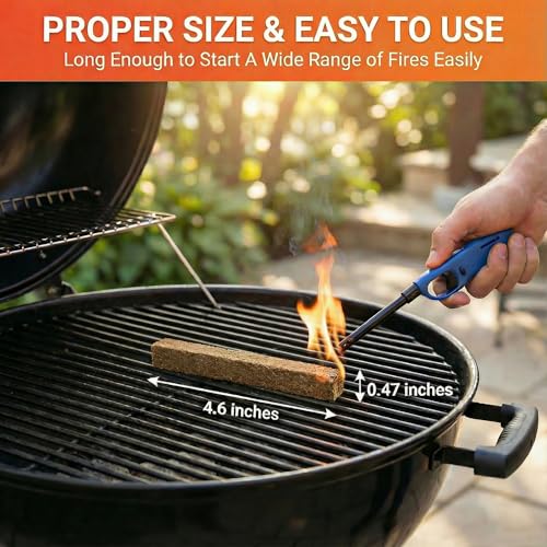Natural Fire Starter Sticks - Quick Ignition for Grills & Campfires, 15 PCS