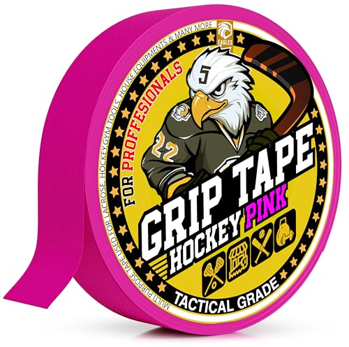 Multipurpose Hockey Tape Roll - 1" Cloth for Sports - Pink