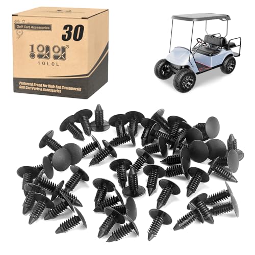 Universal Plastic Rivets for Golf Carts - 30 PCS