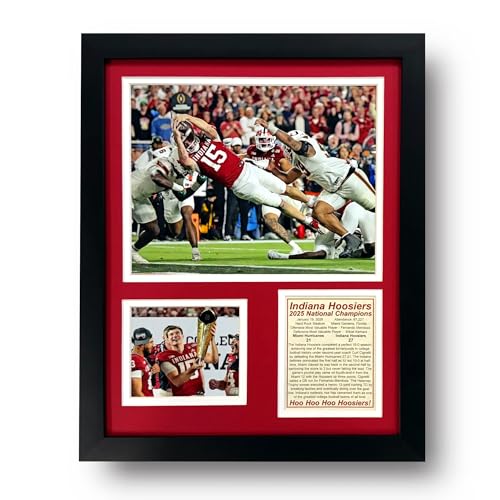 Indiana Hoosiers 2025 CFP National Champions Framed Collage - 12"x15"
