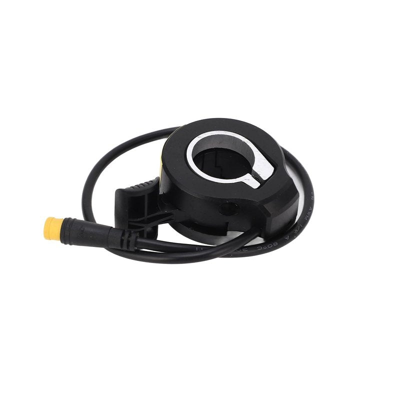 WQAPVHBG Bike Throttle, 130x 5V E Bike Thumb Speed Control, 3 Pin Plastic Electric Throttle Control of Accessories Tools for Electric Bikes and Scooters with 22.2mm/0.87in Handlebars