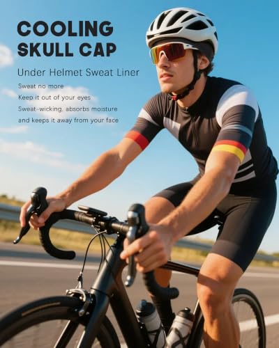 Cooling Skull Cap for Men & Women - 3D Mesh Beanie - Set F