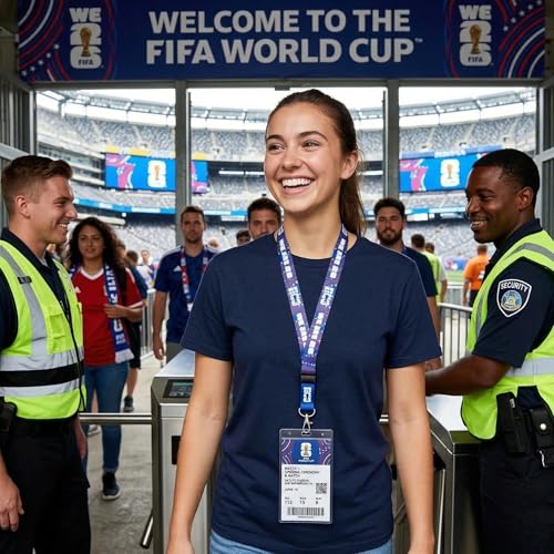 2026 FIFA World Cup USA Lanyard - Collectible Navy Edition
