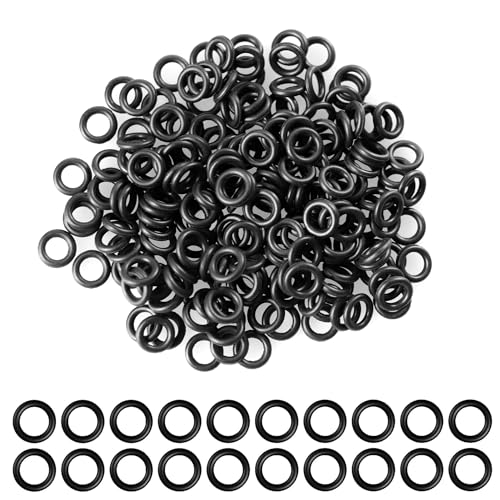 200pcs Dart Rubber O-Ring for 2BA Aluminum Shafts - Plastics