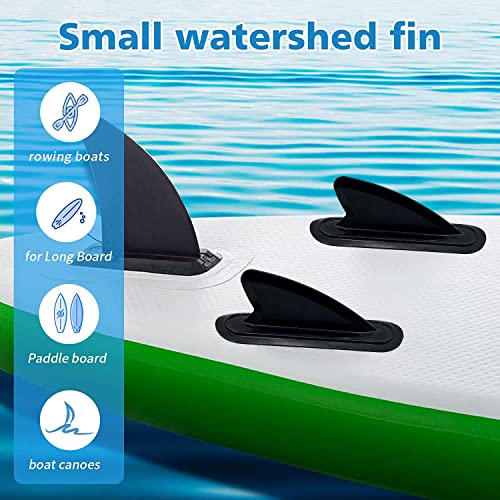 2 Pack PVC Tracking Fins for Kayaks, Canoes & Surfboards