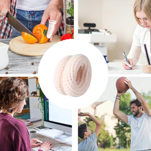 10-Piece Breathable Finger Bandage Set - Protective Cotton Fingertip Cots