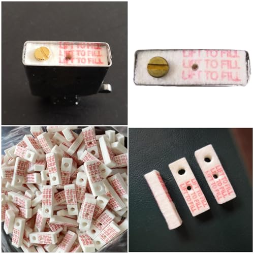8-Pack Rubber Gaskets & Cotton Pads for Kerosene Lighters