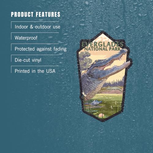 Everglades National Park Alligator Sticker - Small Vinyl Decal