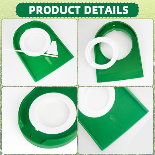 Golf Putting Cup Set with White Flag - 2pcs Indoor Outdoor Practice