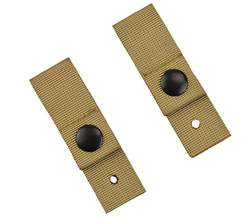 Tactical Goggle Retention Straps for MICH/ACH Helmet - Tan