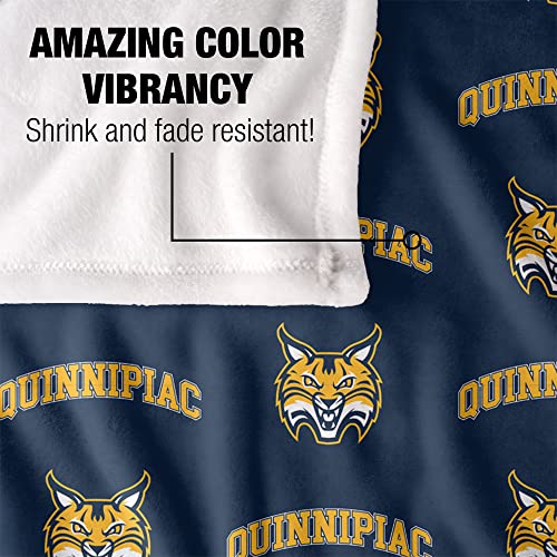 Collegiate Logo Throw Blanket - Silky Touch 50" x 60" - Quinnipiac University