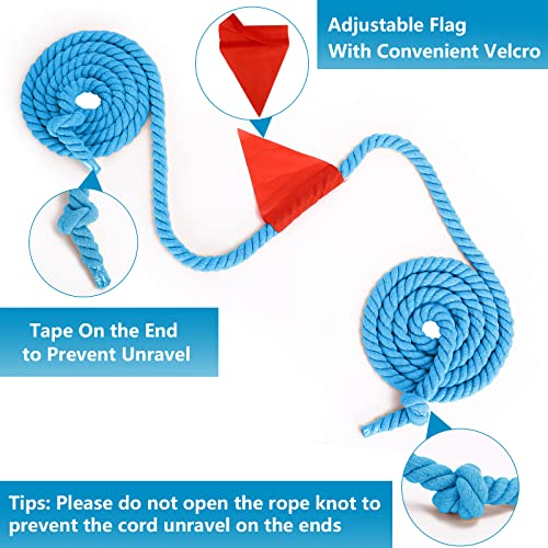 Tug of War Rope - 20 Ft Blue for Kids & Adults - Party Games