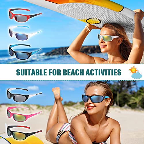 Sports Sunglasses - 18 Pairs Tactical Running Driving Shades - Classic Color