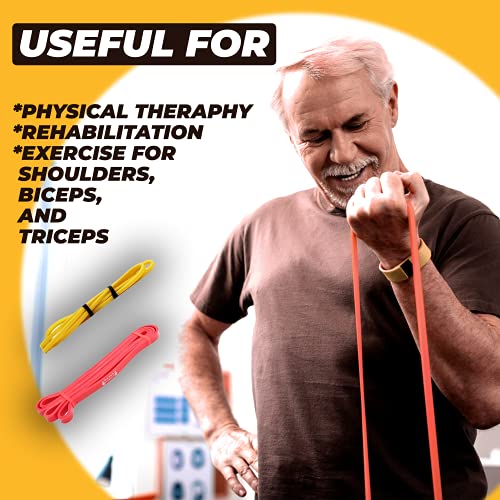 Heavy Duty Resistance Loop Bands - Powerlifting & Assisted Pull Ups - Yellow