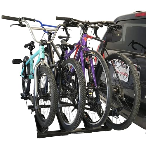 4-Bike Hitch Mount Bike Rack - Safe & Secure Transport for Cars