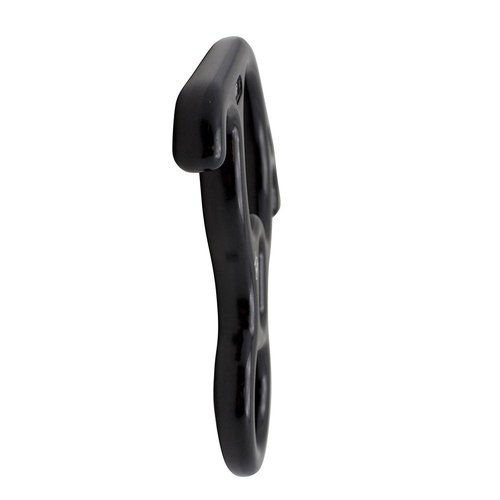 Fusion Climb Aluminum Terminal 8 Descender Black, Large Bent Ear Belaying and Rappelling Gear Belay Device, Perfect for Climbing, Ziplining and Rescue(FP-8145-BLK)