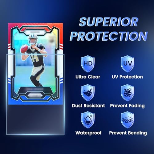 600 Clear Trading Card Sleeves - Standard Size Soft Protectors