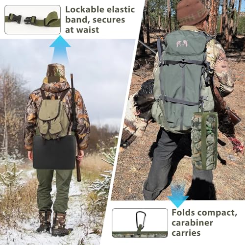 ANGAR Hunting Seat Cushions, Silent Memory Foam Camouflage Tree Stand Pad - Variation 1