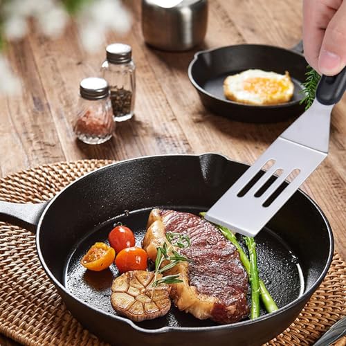 Mini Slotted Spatula Set - Stainless Steel Kitchen Tool, 2-Pack
