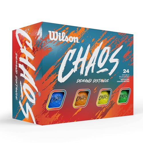 2024 Chaos Golf Balls - 24 Multicolor Balls