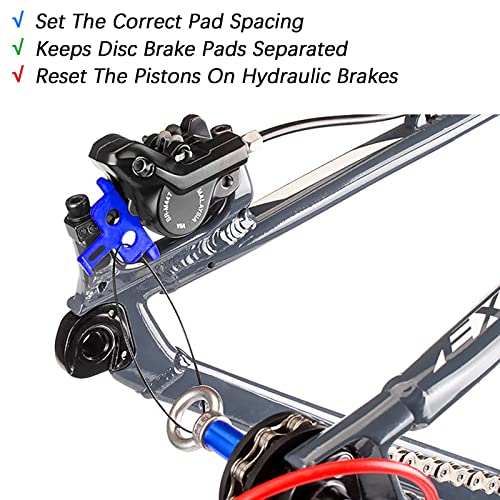 6-Pack Bike Brake Pad Spacers for Disc Brakes
