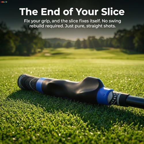 Golf Grip Trainer 2.0 - Right-Handed Grip Aid, Ergonomic Design - Black