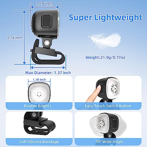 Rechargeable LED Shoe Lights for Night Walking - 1-LED Set