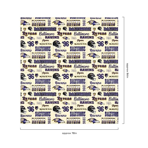 Baltimore Ravens Bed in a Bag Set - Twin Comforter & Sheets