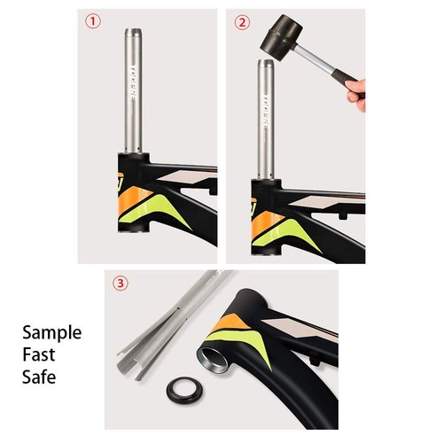 GOLDEAL Bicycle Headset Cup Removal Tool,Head Parts Remover (for 1-1/8, 1-1/4 and 1-1/2 Inch Cup),BB30，PF30 Bottom Bracket Removal Tool