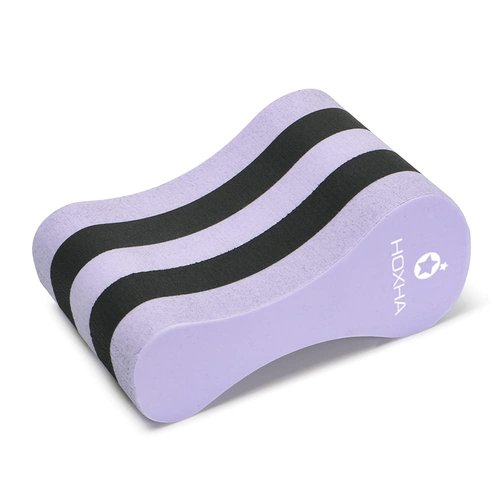 Pull Bouy Leg Float, EVA 5 Layer Swimming Pull Float Training Aid Sports Upper Bpdy Aqua Fitness for Adult, Beginners (Purple&Black)