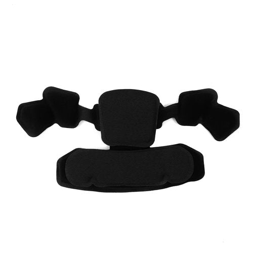 PAXLAMB Tactical Pad Replacements Airsoft Helmet Pads 33PCS/Set Internal Memory Cushion Accessories Foam Pads Liners Protective Mat for ACH MICH Team Wendy FMA EXF Helmet (Black Black)