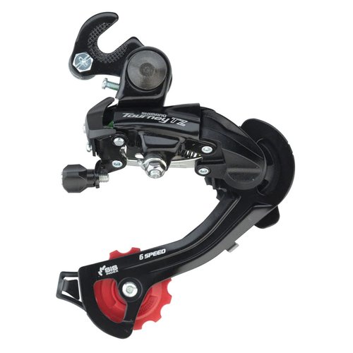 Shimano Tourney TZ500 6/7-Speed Long Cage Rear Derailleur with Frame Hanger