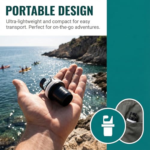 2 Pieces Inflatable Pump Halkey-Roberts Valve Adapter, Air Nozzle