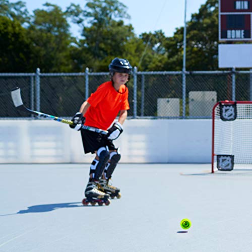 Street Hockey Ball - Official Size Low Bounce Glow in the Dark