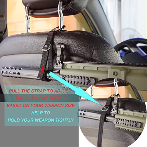 Adjustable Truck Gun Rack for Rifles and Shotguns - 4-Pack