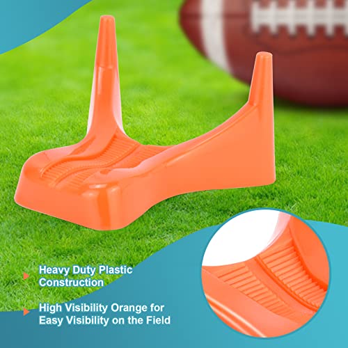 Football Kicking Tee Stand Set for Practice & Display - 6 Pcs