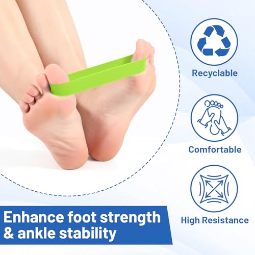Toe Spacers and Stretch Bands - 5pcs Resistance Bands Set