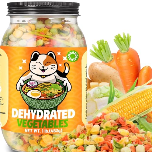 Egcina 16oz Dehydrated Vegetable Mix for Ramen - Natural, Gluten-Free Toppings