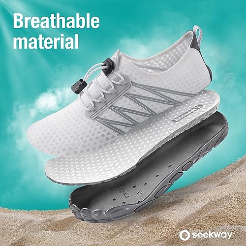 Quick-Dry Aqua Socks for Men and Women - Water Shoes for Beach, Pool, and Hiking