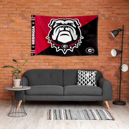 Georgia Bulldogs Premium 3x5 Feet Flag with Double-Sided Logo