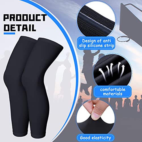 Kids Long Compression Leg Sleeve - UV Protection, Size L