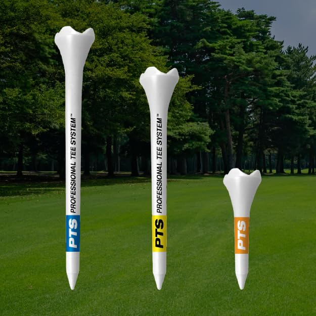 Plastic Golf Tees - 3-1/4 Inch, 30 Count - Durable Low-Resistance