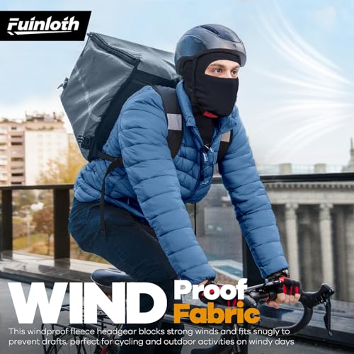 Fuinloth Army Green Ski Mask Balaclava Pro – Windproof Winter Face Mask