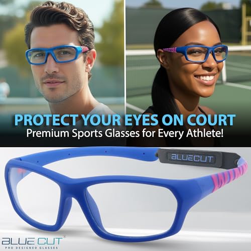 BLUE CUT Sports Protection Goggles, Anti-Fog Lenses Safety Glasses for Basketball, Pickleball and All Outdoor Sports