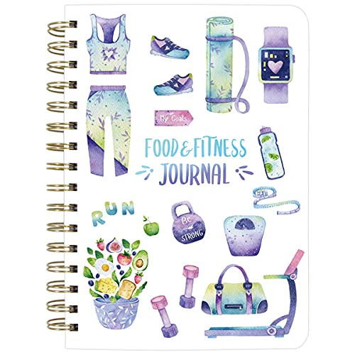 Food and Fitness Journal - 6.1" x 8.5" Workout Planner