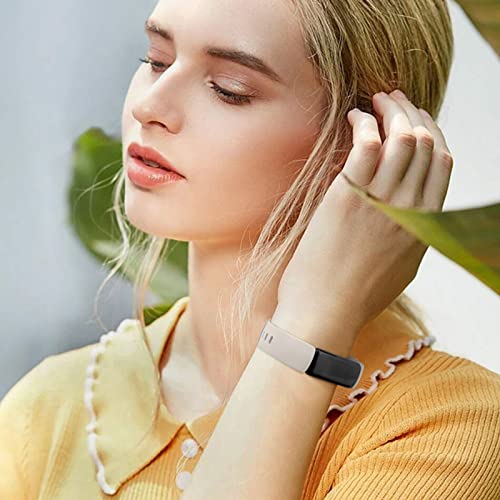 Fitbit Inspire 2 Bands - Adjustable Sport Wristbands - Starlight/Smoke Violet/Milk Tea/Light Pink - 4 Pack