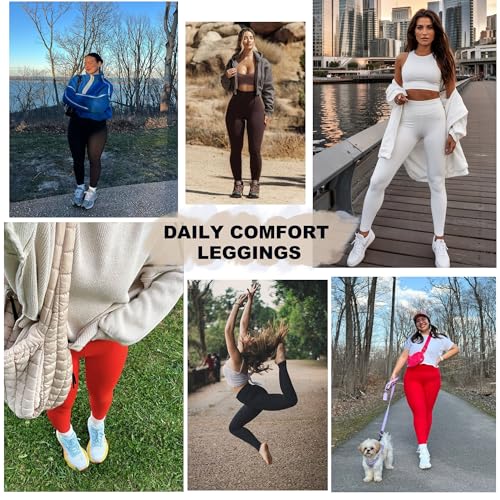 High Waisted Yoga Leggings for Women - XX-Large Grey