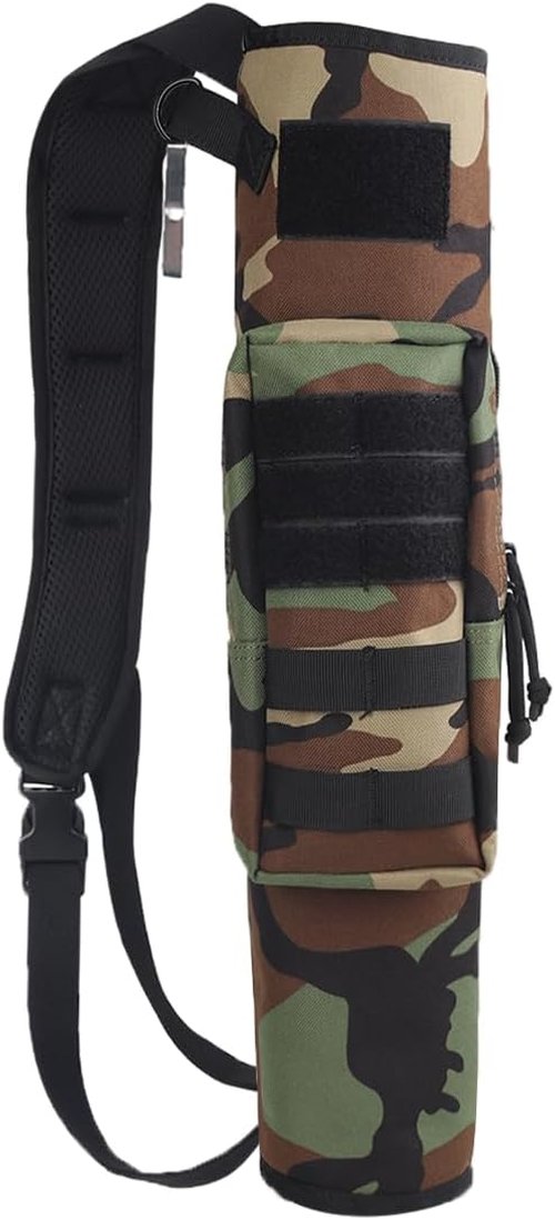 KRATARC Archery Back Arrow Quiver - Lightweight & Foldable Design for Target Shooting & Hunting