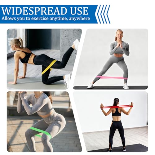 7-Piece Resistance Band Set - TPE Elastic Exercise Bands for Yoga and Pilates